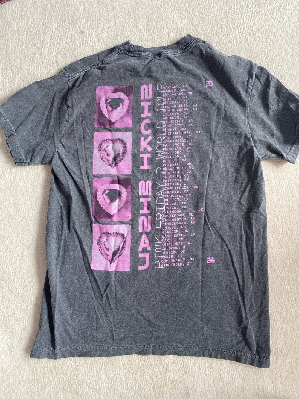 Nicki Minaj Pink Friday 2 Tour Shirt - Picture 6 of 7